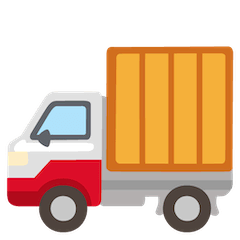 Delivery Truck Emoji on Google Android and Chromebooks