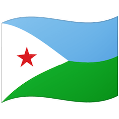 Flag: Djibouti Emoji on Google Android and Chromebooks