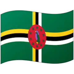 🇩🇲 Bandiera della Dominica Emoji su Google Android, Chromebooks