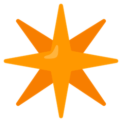 ✴️ Eight-Pointed Star Emoji on Google Android and Chromebooks
