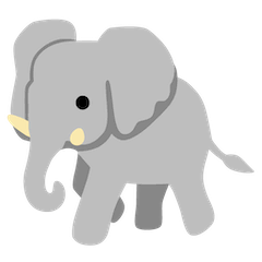 🐘 Elefante Emoji en Google Android, Chromebooks