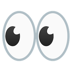 👀 Augen Emoji auf Google Android, Chromebook