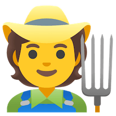 🧑‍🌾 Farmer Emoji on Google Android and Chromebooks