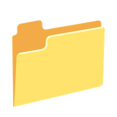 File Folder Emoji on Google Android and Chromebooks
