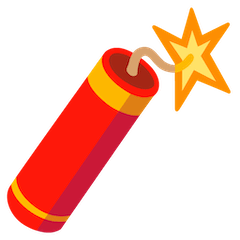 Firecracker Emoji on Google Android and Chromebooks