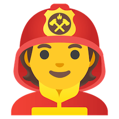 🧑‍🚒 Vigile del fuoco Emoji su Google Android, Chromebooks