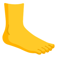 Foot Emoji on Google Android and Chromebooks