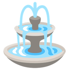 Fountain Emoji on Google Android and Chromebooks