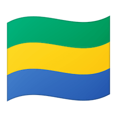 Flag: Gabon Emoji on Google Android and Chromebooks