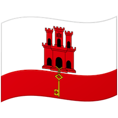 Flag: Gibraltar Emoji on Google Android and Chromebooks