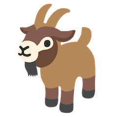 Goat Emoji on Google Android and Chromebooks