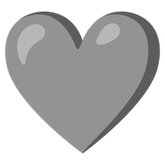 🩶 Grey Heart Emoji on Google Android and Chromebooks