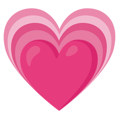 Growing Heart Emoji on Google Android and Chromebooks