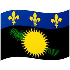 🇬🇵 Flagge von Guadeloupe Emoji auf Google Android, Chromebook