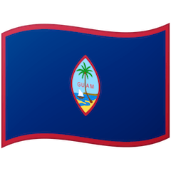 Flag: Guam Emoji on Google Android and Chromebooks