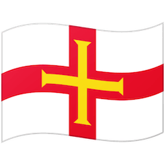 Flag: Guernsey Emoji on Google Android and Chromebooks