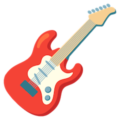 Guitarra Emoji Google Android, Chromebook