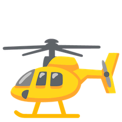 Helicopter Emoji on Google Android and Chromebooks