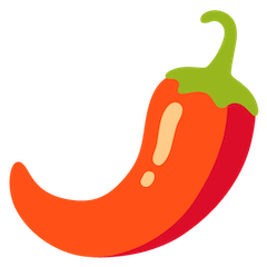 Hot Pepper Emoji on Google Android and Chromebooks
