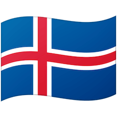 Bandeira da Islândia Emoji Google Android, Chromebook