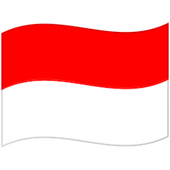 Bandera de Indonesia Emoji Google Android, Chromebook