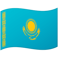 🇰🇿 Bandera de Kazajistán Emoji en Google Android, Chromebooks