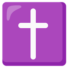 Croce latina Emoji Google Android, Chromebook