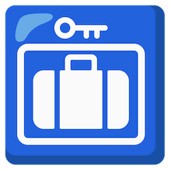 🛅 Consigne à bagages Émoji sur Google Android, Chromebooks