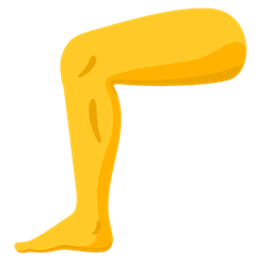 🦵 Leg Emoji on Google Android and Chromebooks