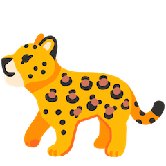 Leopard Emoji on Google Android and Chromebooks