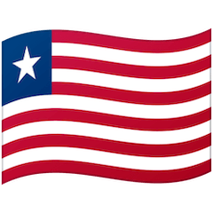 Flag: Liberia Emoji on Google Android and Chromebooks