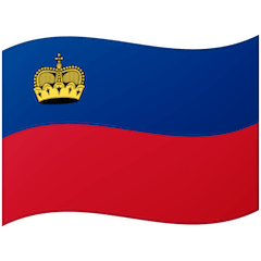 Bandera de Liechtenstein Emoji Google Android, Chromebook