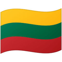 Флаг Литвы Эмодзи на Google Android и Chromebook