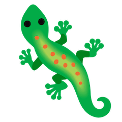Lizard Emoji on Google Android and Chromebooks