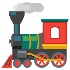 Locomotiva a vapore Emoji Google Android, Chromebook