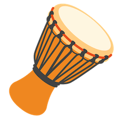 Long Drum Emoji on Google Android and Chromebooks