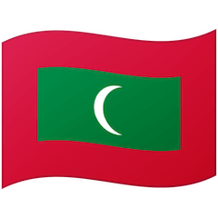 मालदीव का झंडा on Google