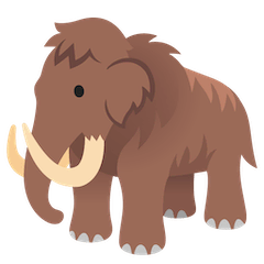 🦣 Mammut Emoji su Google Android, Chromebooks