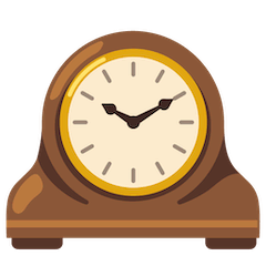 🕰️ Reloj de chimenea Emoji en Google Android, Chromebooks