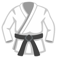 Martial Arts Uniform Emoji on Google Android and Chromebooks