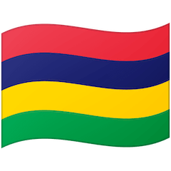 Flag: Mauritius Emoji on Google Android and Chromebooks