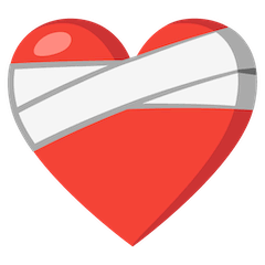 ❤️‍🩹 Hati Terluka Emoji Di Google Android Dan Chromebook