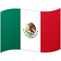 Flag: Mexico Emoji on Google Android and Chromebooks