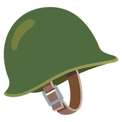 Capacete militar Emoji Google Android, Chromebook