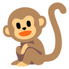 Macaco Emoji Google Android, Chromebook