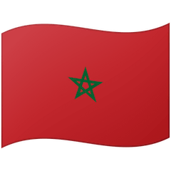 Flag: Morocco Emoji on Google Android and Chromebooks