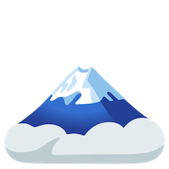 Berg Fuji Emoji Google Android, Chromebook