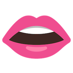 👄 Mouth Emoji on Google Android and Chromebooks