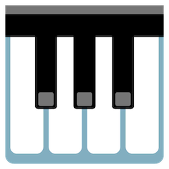 🎹 Piano Emoji su Google Android, Chromebooks