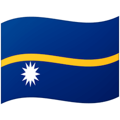 Флаг Науру Эмодзи на Google Android и Chromebook